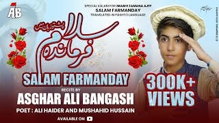Salam Farmandeh in Pashto | نماهنگ سلام فرمانده به زبان پشتو | نشید امام زمان | Asghar Ali Bangash